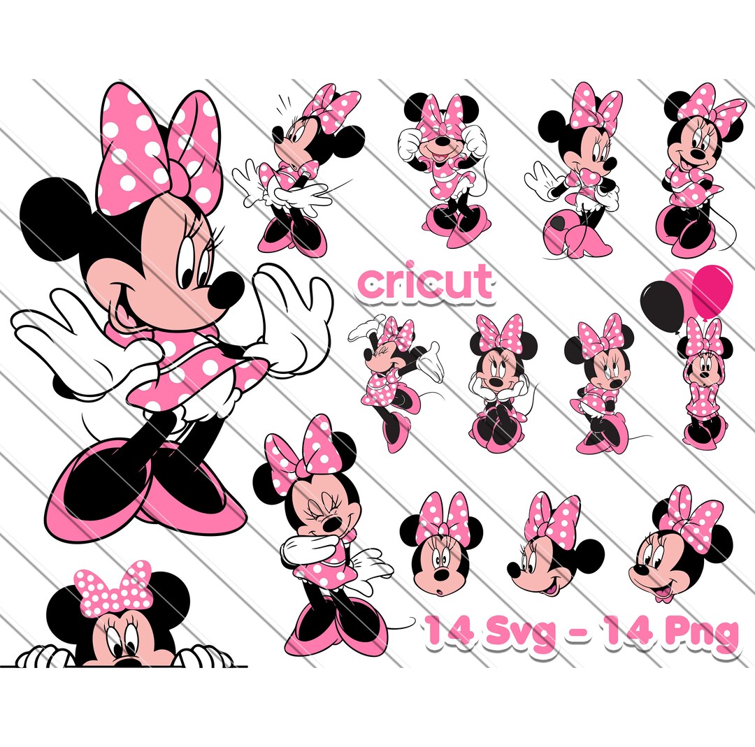 Minnie Mouse Svg, Minnie Mouse for Cricut, Minnie Mouse Png - Etsy