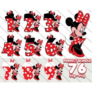 Minnie Mouse Zahlen, Png, Minnie Mouse, Minnie Mouse, Minnie Mouse, Cricut, Minnie Mouse