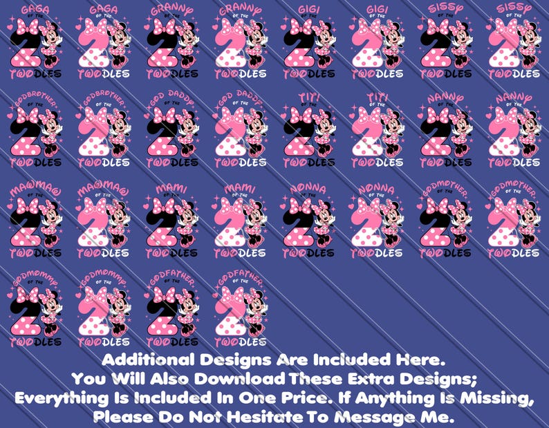 Minnie Oh Twodles, Oh Twodles, Minnie SVG, Oh Twodles SVG, Matching Family, Birthday Bundle, Family Bundle, Birthday Girl Family, baby girl svg, family vacation svg, birthday girl svg, birthday shirt, family members, Minnie Oh Twodles, Oh Twodles,
