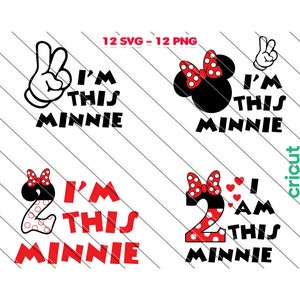 Ich bin das Minnie geschnitten Datei