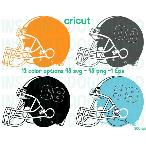 Football Helmet Svg, Instant Download SVG, PNG, Helmet Svg, Svg package, digital designs, American football Svg, Png, Eps