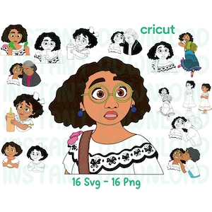Mirabel Madrigal SVG: Encanto Cricut Cut Files (Digital Download)