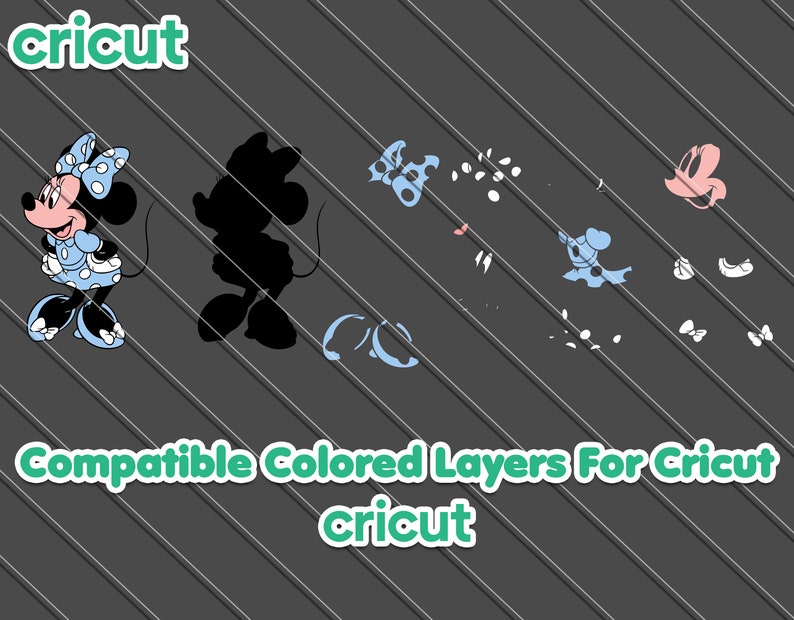 Minnie Mouse Svg, Minnie Mouse For Cricut,  Minnie Mouse Png, Minnie in Blue Dress, Clip Art, Image Files, Minnie birthday, blue Minnie svg, blue Minnie Mouse, birthday svg, Minnie for cricut
