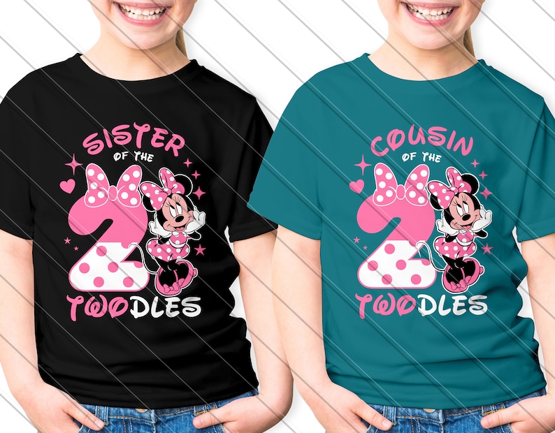 Minnie Oh Twodles, Oh Twodles, Minnie SVG, Oh Twodles SVG, Matching Family, Birthday Bundle, Family Bundle, Birthday Girl Family, baby girl svg, family vacation svg, birthday girl svg, birthday shirt, family members, Minnie Oh Twodles, Oh Twodles,