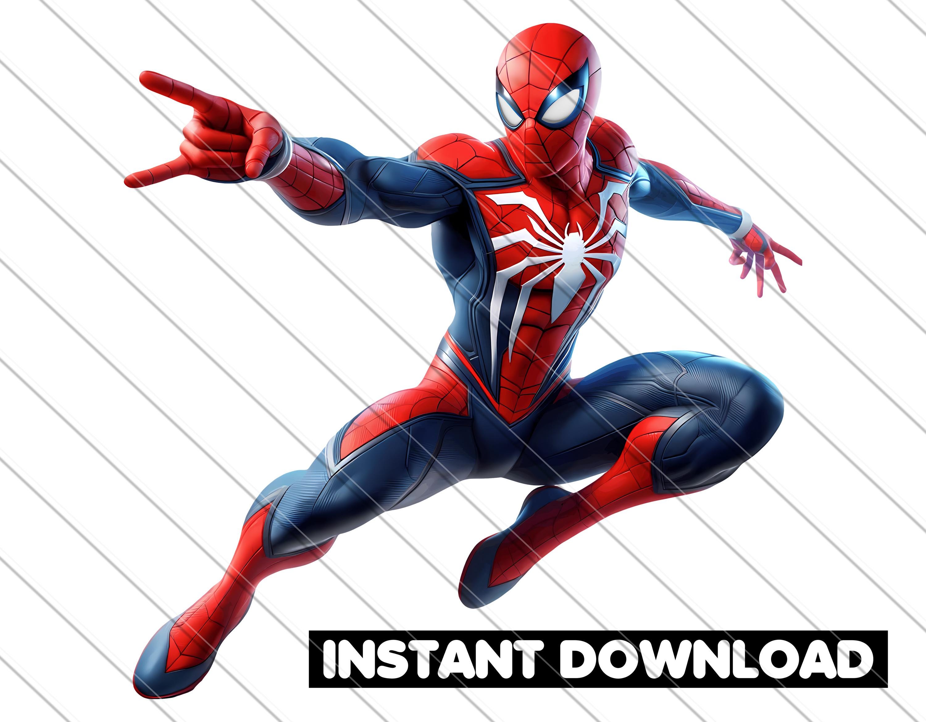 Spider-man Red Suit PNG Clipart: Superhero Digital Art (digital ...