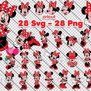Minnie Mouse Svg, Minnie Mouse For Cricut,  Minnie Mouse Png, Minnie in Blue Dress, Clip Art, Image Files, Minnie birthday, blue Minnie svg, blue Minnie Mouse, birthday svg, Minnie for cricut, red Minnie svg, red Minnie svg