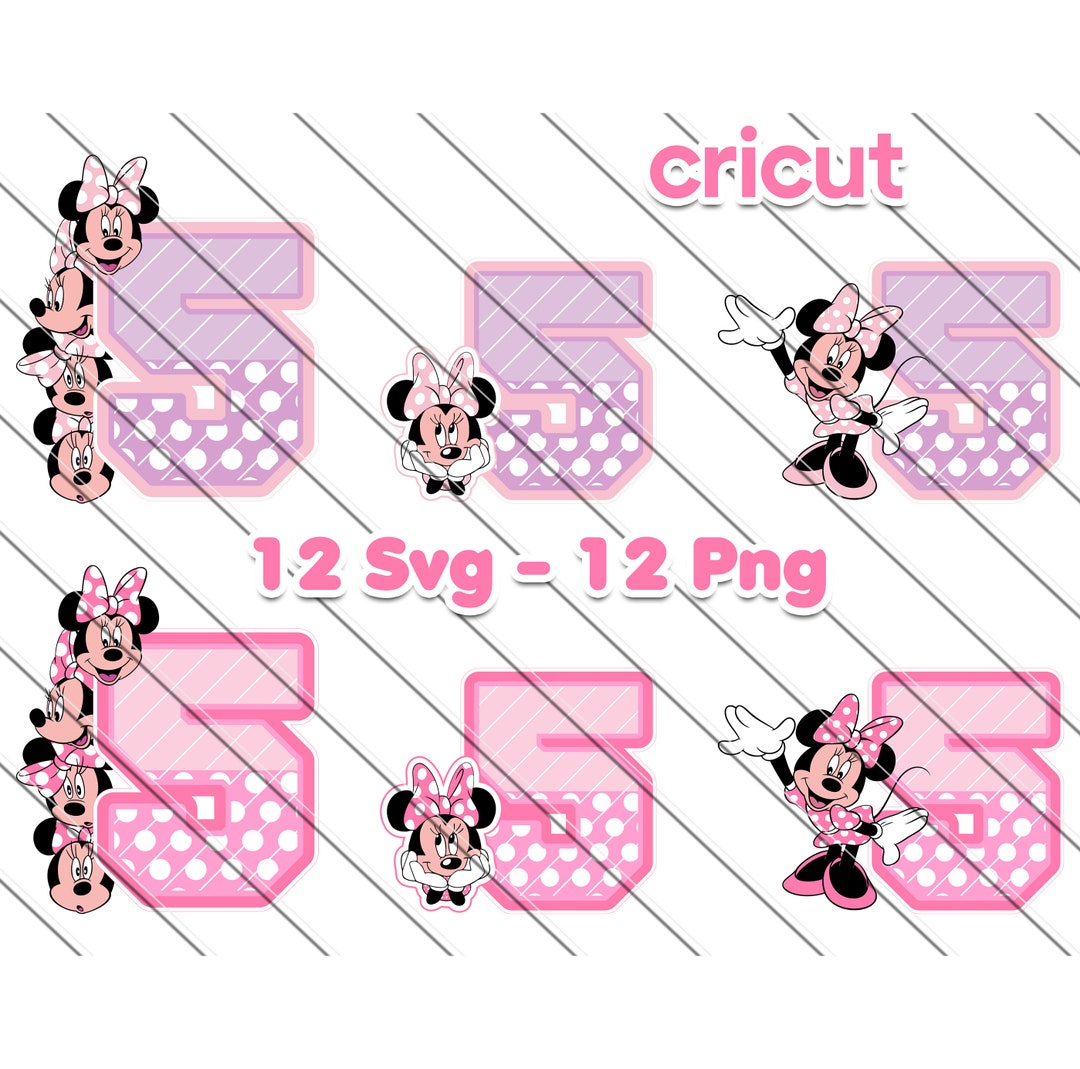 Minnie Mouse Svg, Minnie Svg for Cricut, Printable Minnie Mouse Png