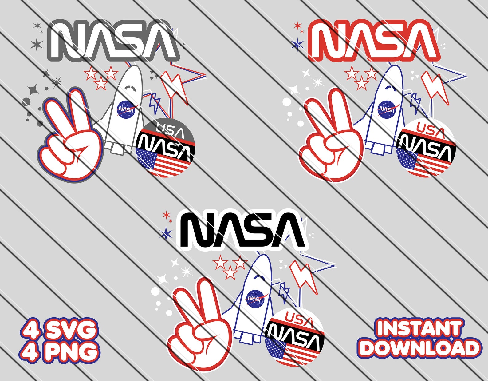 NASA Logos SVG: Space Vector Graphics (digital Download) - Etsy