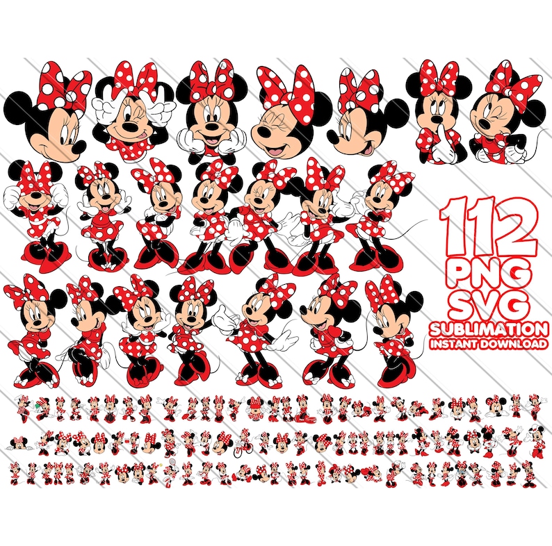 minnie png, minnie svg, minnie clipart, red minnie png, minnie bundle, minnie digital, minnie sublimation, minnie for cricut, minnie red dress, minnie cartoon svg, cute minnie, minnie printable, instant download minnie