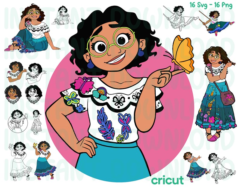 Mirabel Madrigal, cricut cut file, Encanto cut file, mirabel svg, Encanto svg file, Encanto Png, Mirabel png clipart, Mirabel svg clipart, Mirabel Cricut, Encanto Cricut, encanto svg, encanto png, encanto clipart, encanto cut file, encanto cricut,