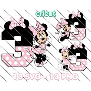 Minnie Maus 3.Geburtstag, Minnie Maus Blatt, Minnie Maus Blatt Zeichen, Minnie Maus Blatt, Clip Art, Bilddateien, druckbare Png, Blatt Dekor