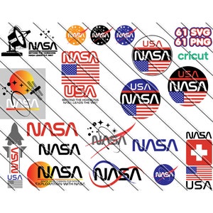 NASA Logo Collection, Nasa svg, Nasa Logos, Space, svg Für Cricut, Png Space Png, Symbole des NASA Vektors
