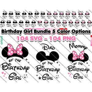 Minnie-Maus-Svg, Geburtstagskind-Familien-Svg, svg, Png, Familien-Bundle Geburtstagskind-Svg, Png, Minnie-Ohren, Geburtstagskind
