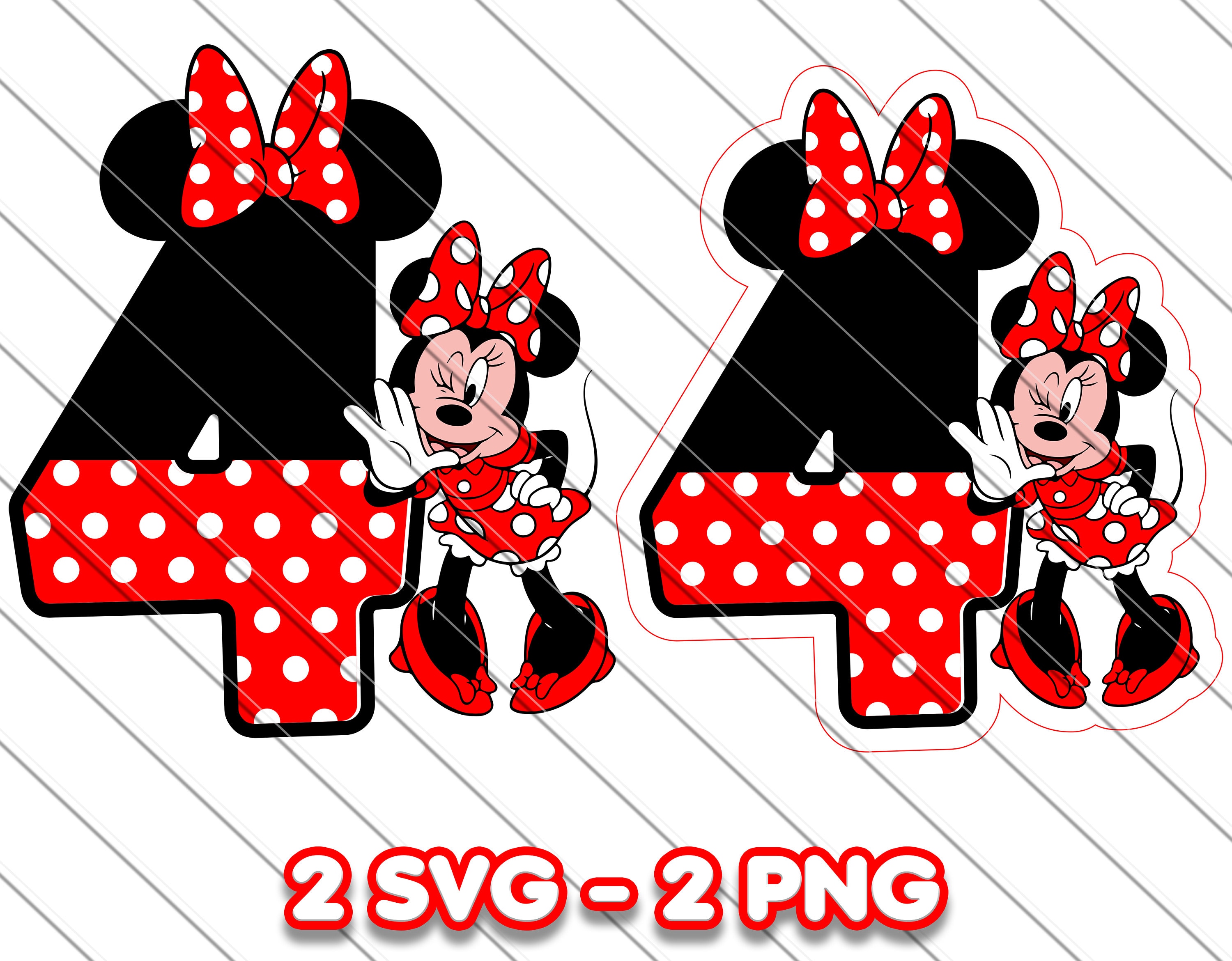 ♡minnie♡ 4th of the birthday girl Svg, Minnie Mouse Svg – DreamSVG Store
