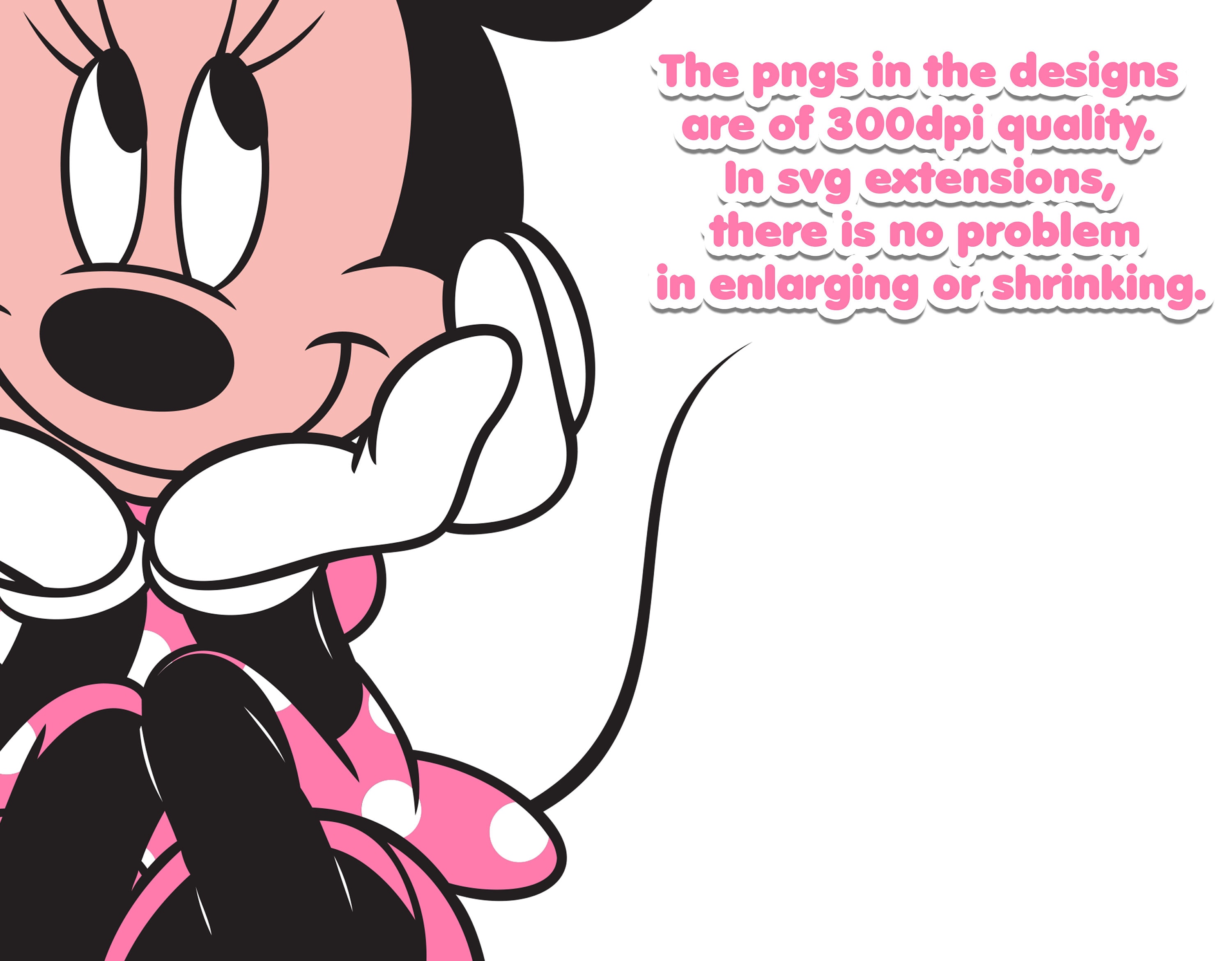 Minnie Mouse Svg Minnie Mouse for Cricut Minnie Mouse Png - Etsy