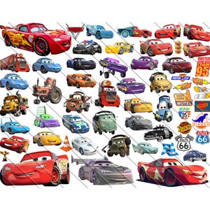 Cars Png, Lightning McQueen, Cars Png Bundle, Lightning McQueen, Cars PNG Cartoon Cliparts, Cars Sublimation,