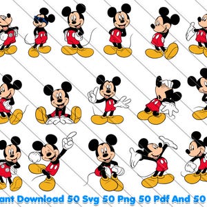 Mickey Mouse Bundle, Mickey Mouse, Mickey Mouse svg, Mickey Mouse png, Disney clipart, Cricut files, birthday svg, kids party design, digital download, silhouette cut files, mickey shirt svg, Mickey Mouse dxf, Mickey Mouse pdf