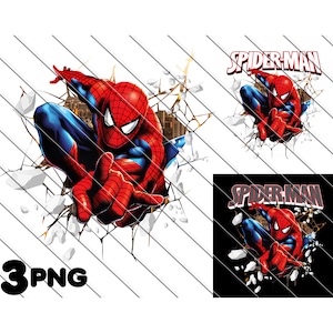 Spiderman png, Spiderman digitale download, Instant Download