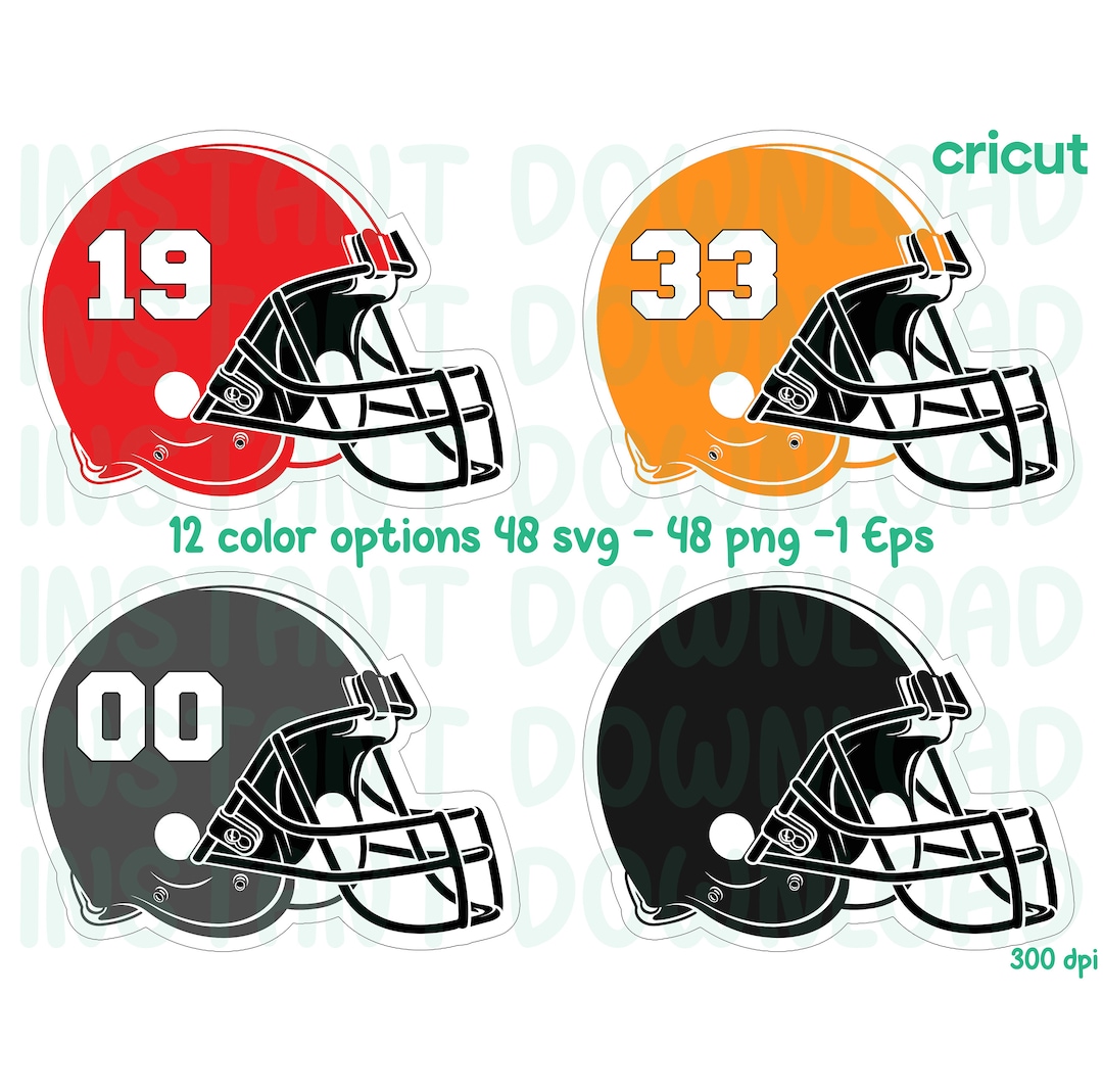 Football Helmet Svg, Football Helmet Vector, Football Helmet Cut File
