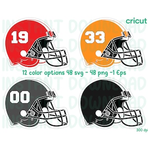 Capacete de futebol Svg, vetor de capacete de futebol, arquivo de corte de capacete de futebol, pacote Svg, designs digitais, design svg de capacete de futebol