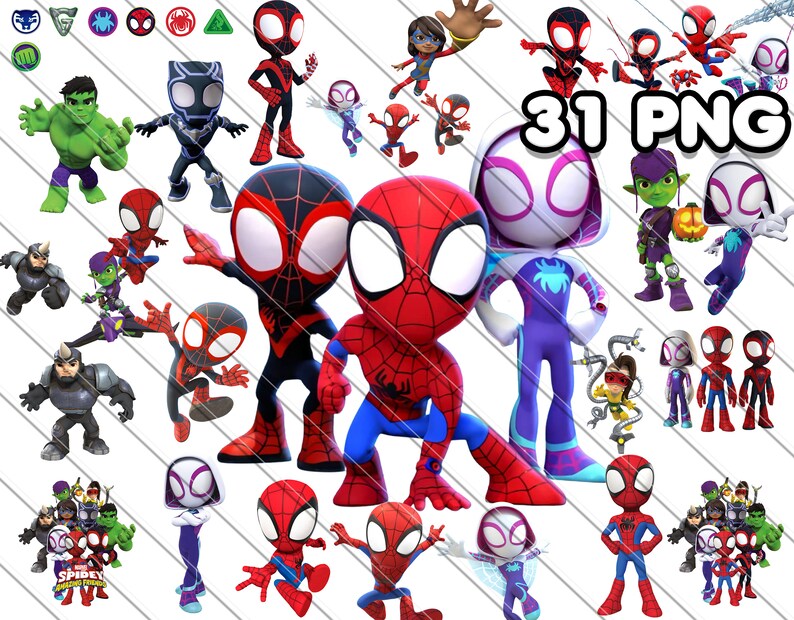 Spidey and his Amazing Friends PNG Images, Spidey Shirt, Spidey Birthday, Spidey Clipart, Png, Spiderman Clipart, Spiderman Cricut, Spiderman Cut Files, Spiderman Digital, Spiderman Images, Spiderman PNG, Spiderman Png Files, marvel Spidey png