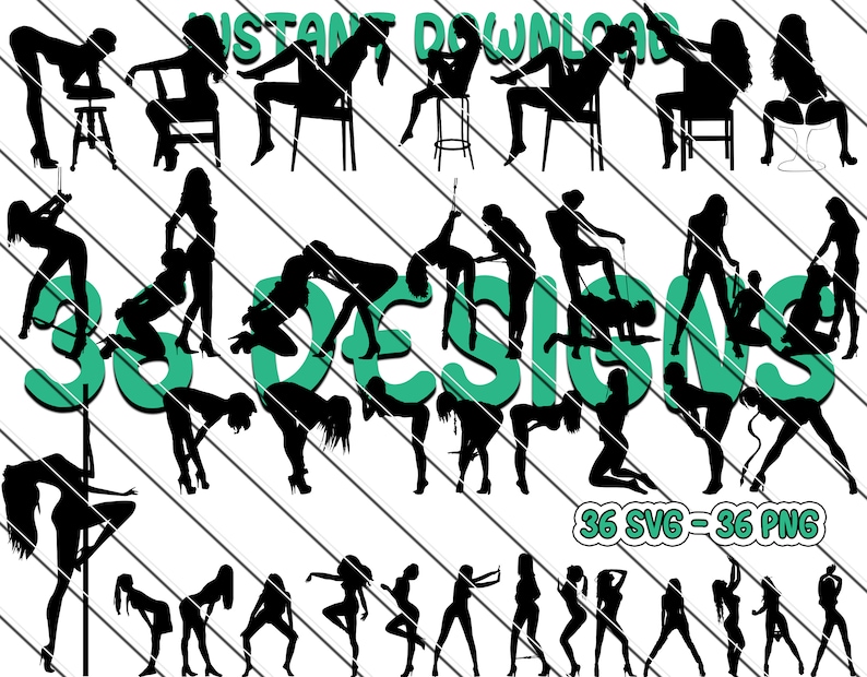 Sexy Women, Sexy Woman Silhouette, Sexual Silhouette, Girls SVG, Erotic