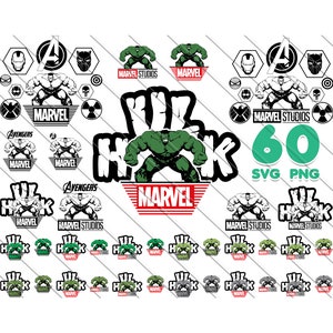 Paquete Hulk Svg, Png, Hulk enojado, Hombre Verde, Gran Hulk, Camisa Hulk, Hulk Vengadores Avg, Marvel Increíble Hulk, Hulk Svg para cricut, Png