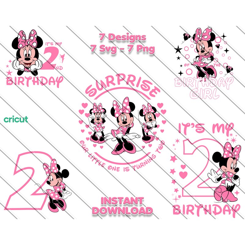 Minnie Mouse 2nd Birthday - Etsy