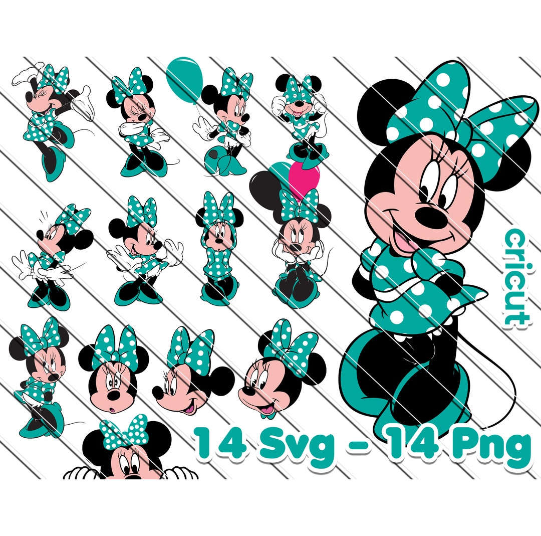 Minnie Mouse Svg, Minnie Mouse for Cricut, Minnie Mouse Png, Minnie in