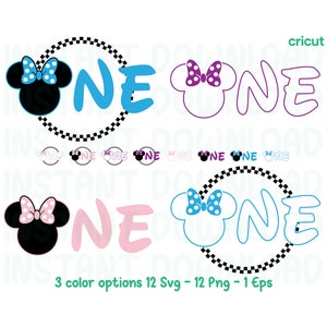 Mickey Mouse One Birthday Svg, First Birthday Shirt Svg, 1st Birthday T-Shirt, Disney Birthday Graphic Tees, Minnie Mouse Birthday Tee