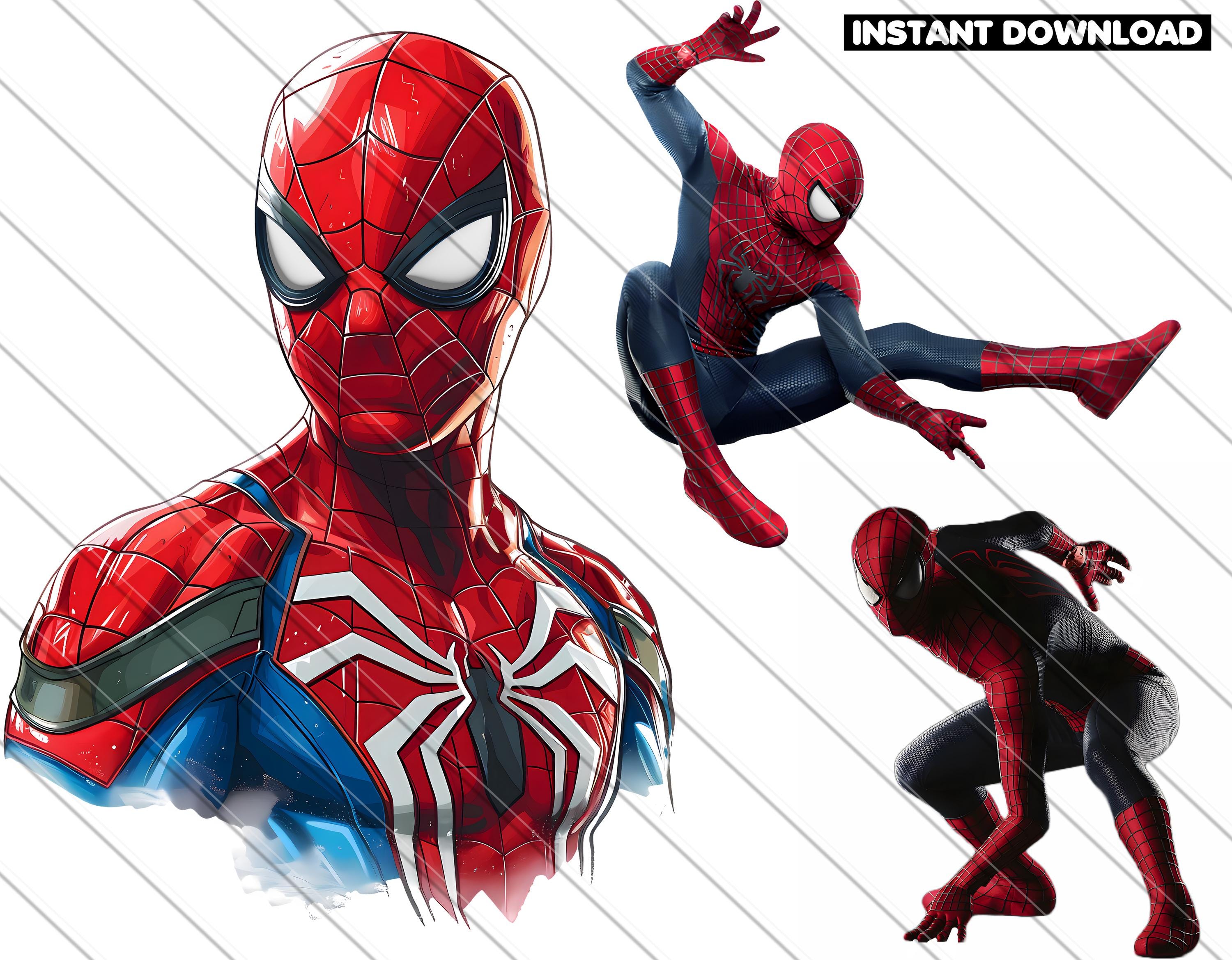 Spider-man Red Suit PNG Clipart: Superhero Digital Art (digital ...