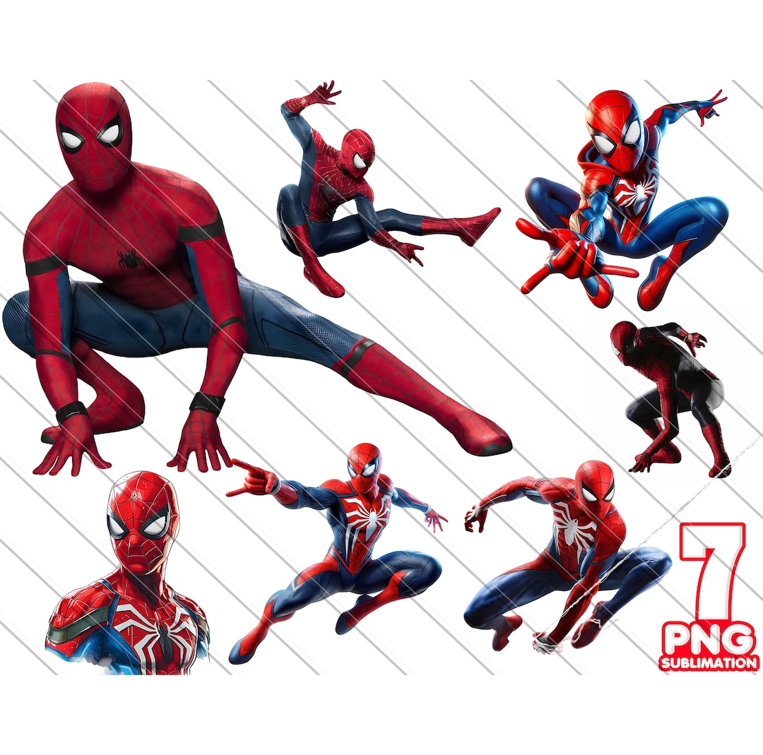 Spider-man Red Suit PNG Clipart: Superhero Digital Art (digital ...