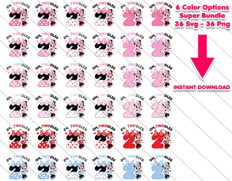 Minnie, Minnie Head, Minnie Clipart, Minnie Head, Minnie Png,Minnie Mouse, Minnie Oh Twodles, Oh Twodles, Minnie SVG, Oh Twodles SVG File, Crafting Magic, OhTwodles, Minnie, Oh twodles, cake topper, Instant Download, Shirt Svg Files, Shirt Svg Files
