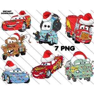 Weihnachtsauto PNG, Frohe Weihnachten Png, Magische Weihnachtsauto Png, Autos Png, Blitz McQueen Png,