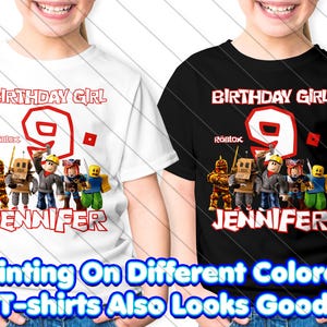 roblox birthday boy, roblox birthday girl, Personalized roblox, roblox party, PNG roblox, roblox birthday, roblox custom, roblox shirt, t-shirt roblox, digital download, digital files, personalized digital, roblox