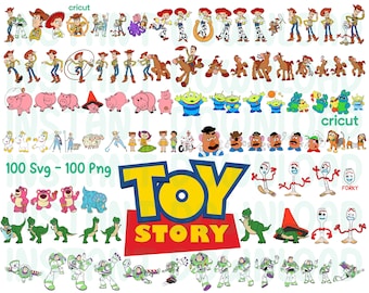 Toy Story SVG Bundle: Layered Animation Clipart (Digital Download)
