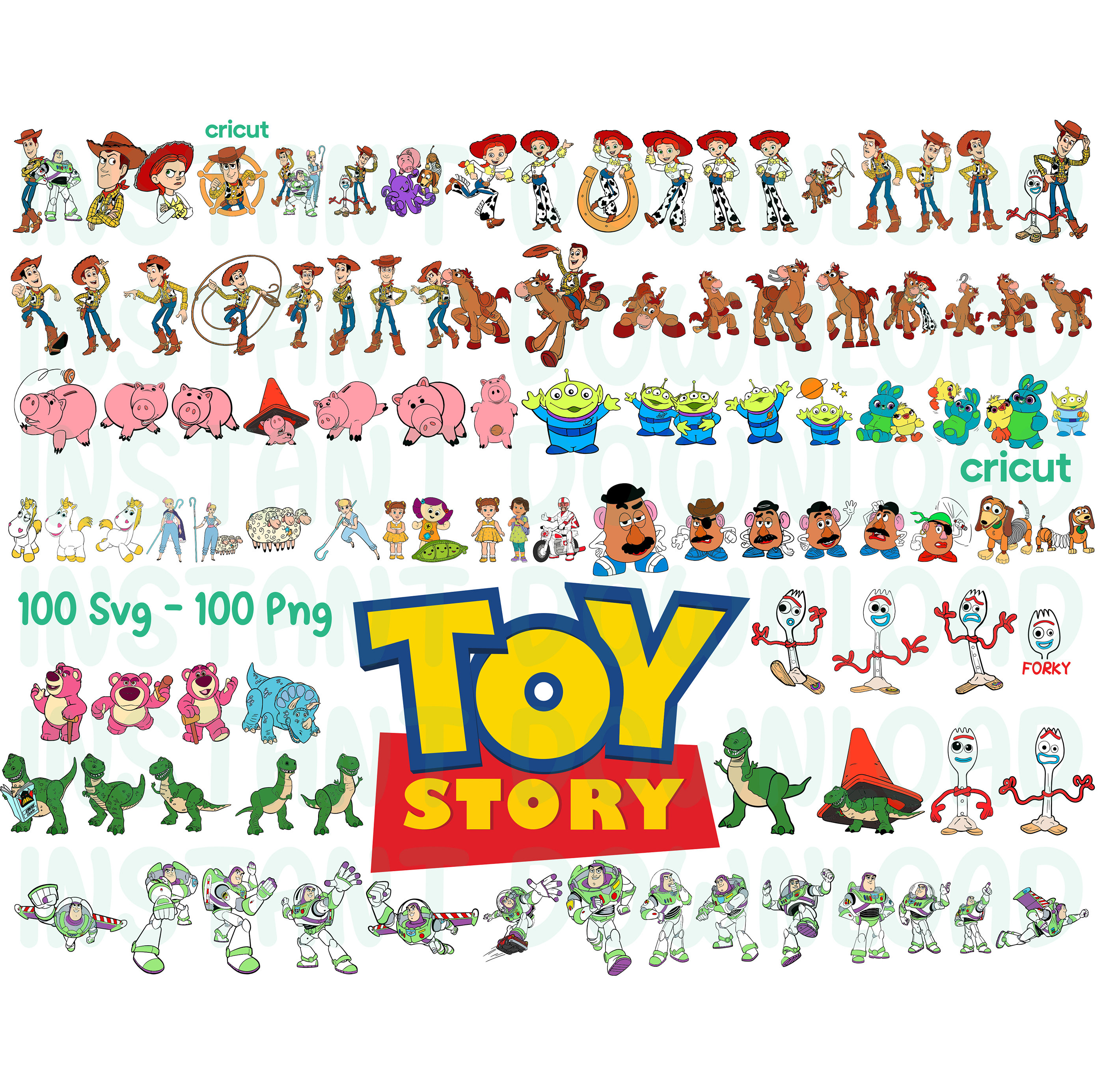 Forky Svg, Toy Story Forky svg, eps, dxf, png cutfiles, I'm trash svg –  Main St Magic Shop