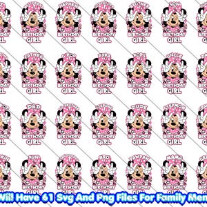 Matching Family, 
Minnie Mouse,
minnie Birthday Girl,
Birthday Girl,
 Bundle,
Disney,
family members, 
shirt svg,
Birthday Girl svg,
Birthday Girl Bundle,
digital download,
 digital product,
 instant download