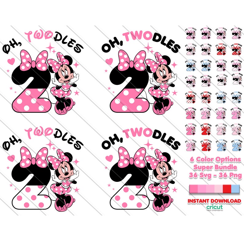 Minnie, Minnie Head, Minnie Clipart, Minnie Head, Minnie Png,Minnie Mouse, Minnie Oh Twodles, Oh Twodles, Minnie SVG, Oh Twodles SVG File, Crafting Magic, OhTwodles, Minnie, Oh twodles, cake topper, Instant Download, Shirt Svg Files, Shirt Svg Files