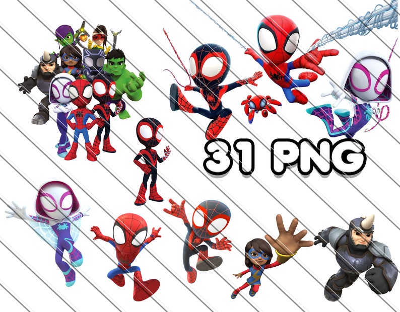 Spidey and his Amazing Friends PNG Images, Spidey Shirt, Spidey Birthday, Spidey Clipart, Png, Spiderman Clipart, Spiderman Cricut, Spiderman Cut Files, Spiderman Digital, Spiderman Images, Spiderman PNG, Spiderman Png Files, Spiderman Printable,