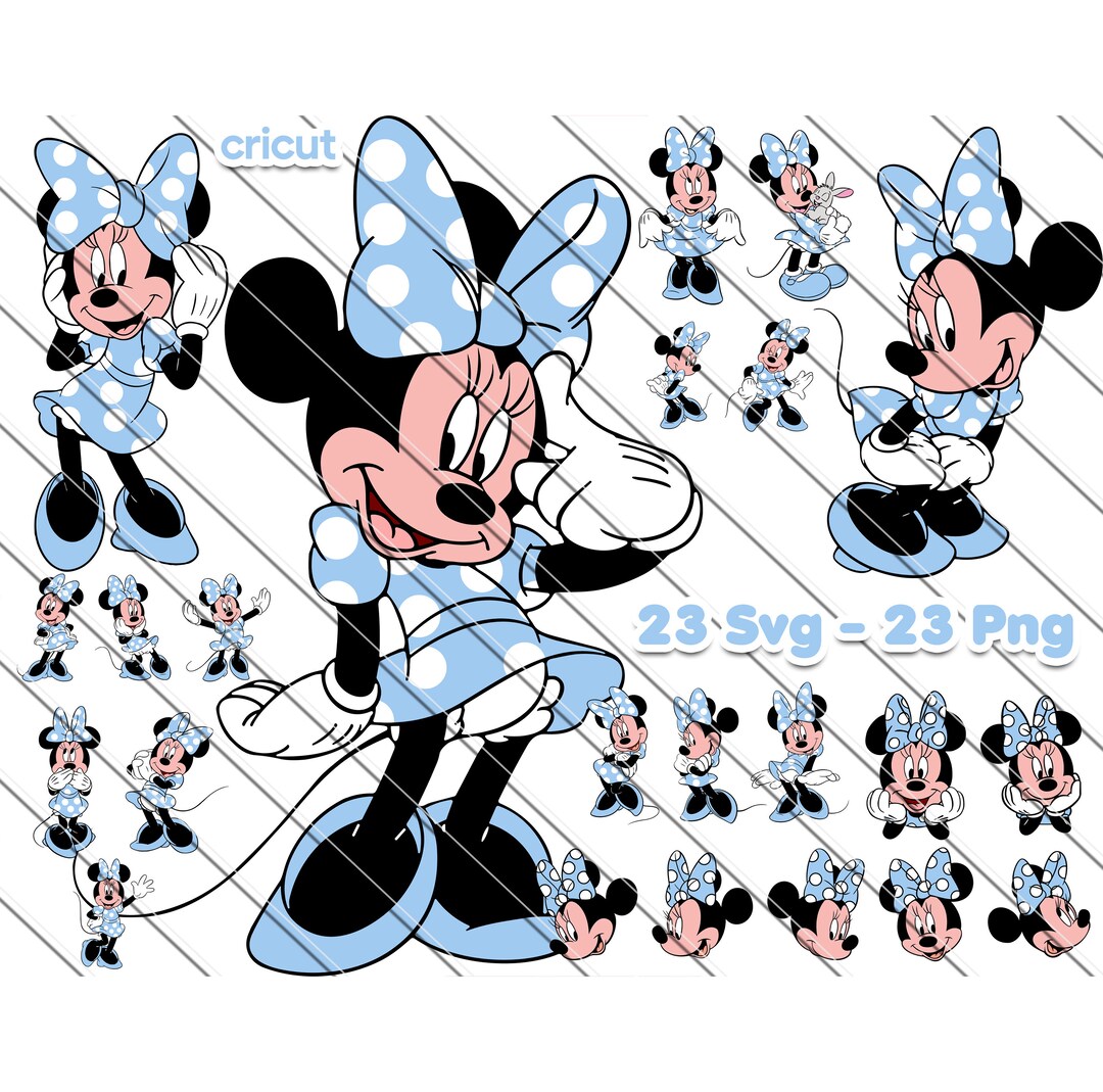 Minnie Mouse Svg, Minnie Mouse for Cricut, Minnie Mouse Png, Minnie in