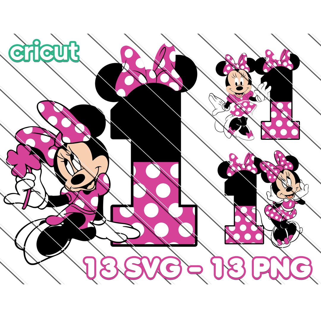 Minnie Mouse Svg, Minnie Mouse Svg for Cricut, Minnie Mouse Png, Clip