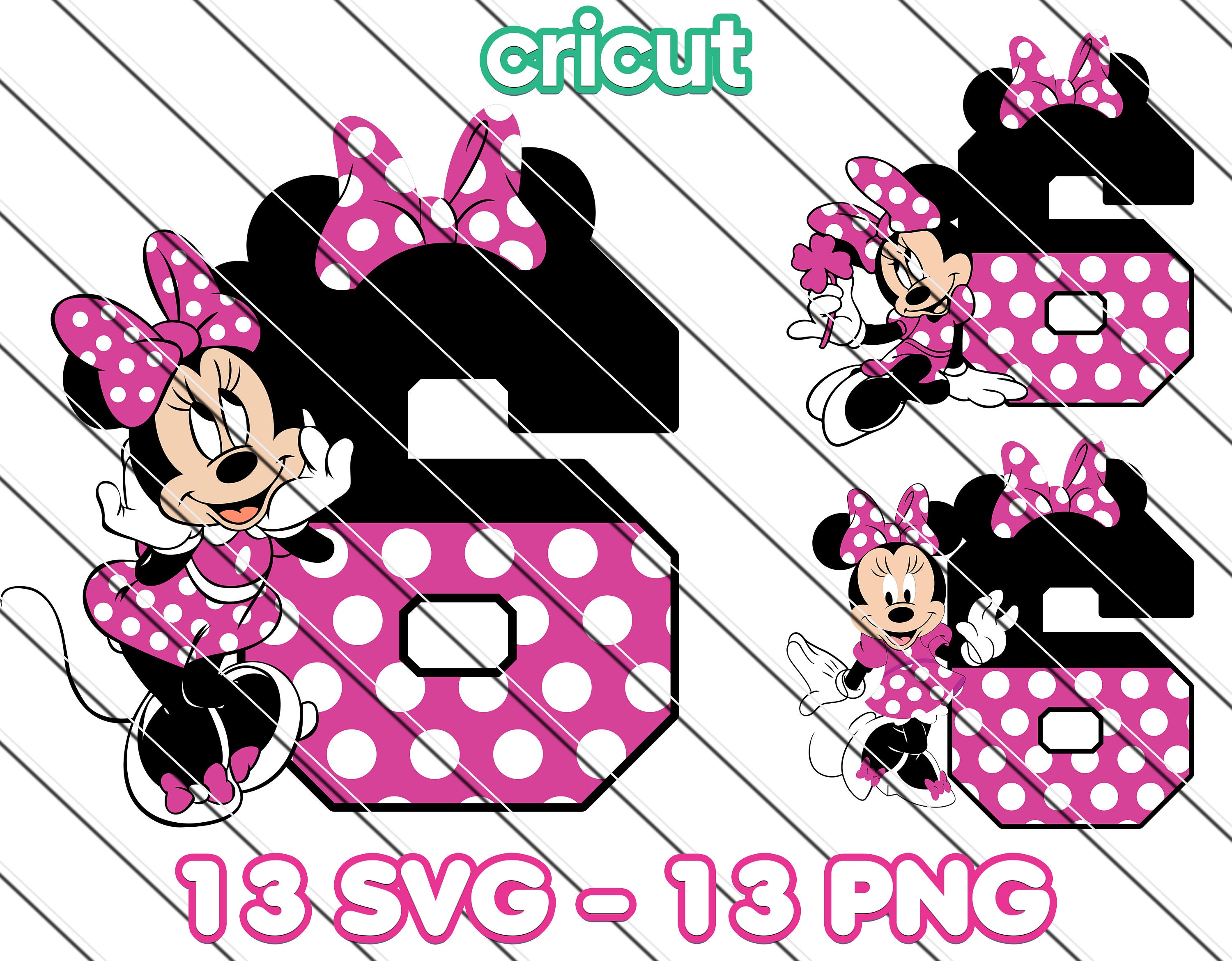 Minnie Mouse Svg Minnie Svg for Cricut Printable Minnie - Etsy