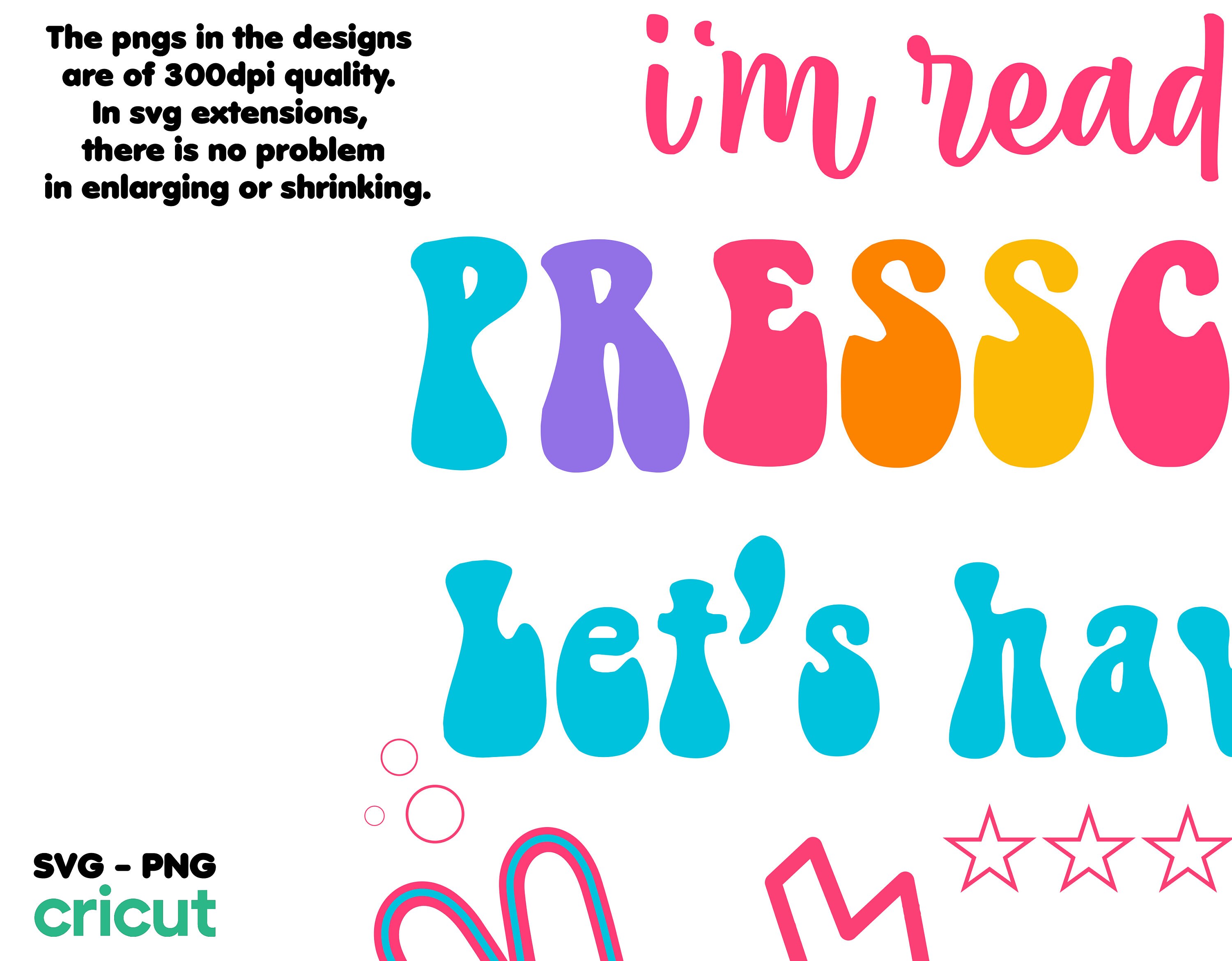 First Day of Preschool Svg Png Svg for Cricut Etsy