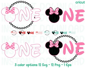 Minnie Maus, Minnie 1st Birthday Cut Dateien | Cricut, Cut Dateien, digitale Dateien, Minnie Mouse 1. Geburtstag, Minnie Birthday svg