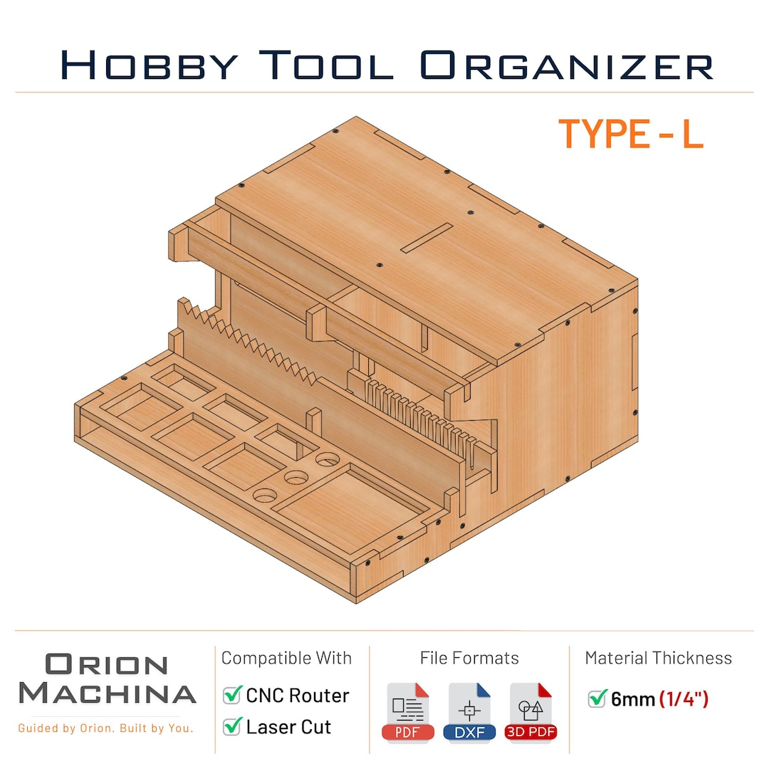 Laser Cut Rak Laser Cut Tool Rack Plan, DIY Workshop Organizer TYPE- L (DXF File) - Etsy