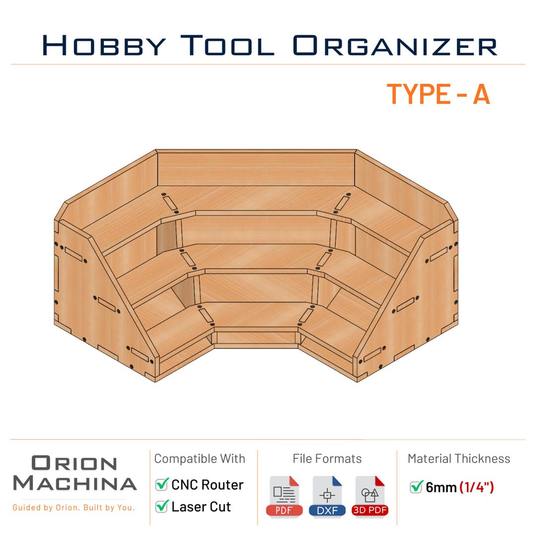Tool Rack Drawing Laser Cut Tool Rack Plan, DIY Workshop Organizer TYPE- A (DXF File) - Etsy