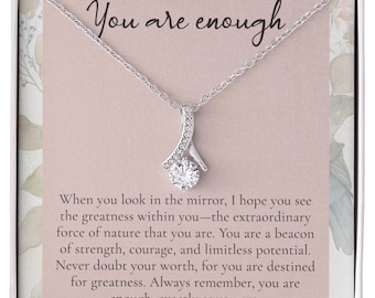 Teardrop Cubic Zirconia Necklace: 14K White Gold Finish