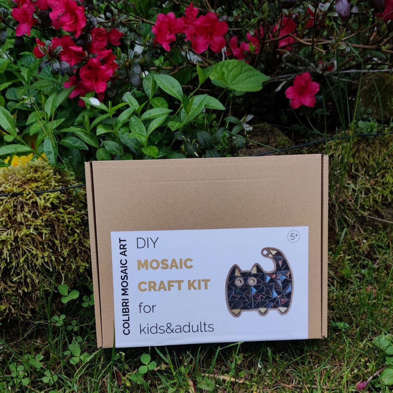 Black Cat DIY Mosaic Kit Craft Kit Box Kitten Craft for Kids Etsy