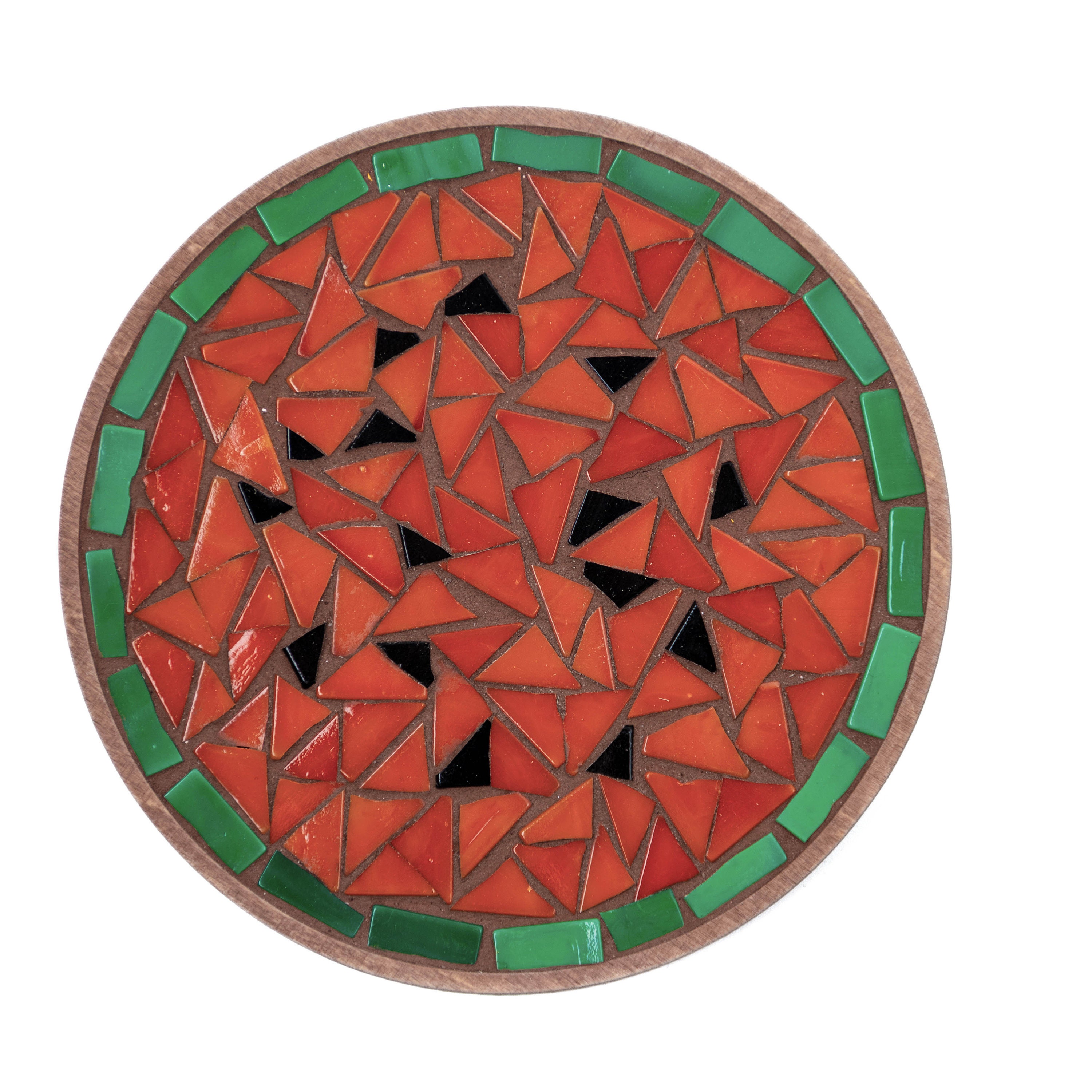 39 Fun Watermelon Crafts for Kids to Break Summer Boredom 28 Watermelon Mosaic Coaster DIY Kit: Anti-Stress Art Meditation